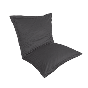 Pouf Coussin Géant XL 150x100 Gris Foncé - Velours & Mousse (Luxe & Confort)