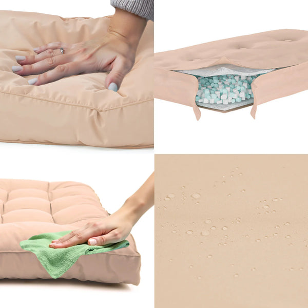 Matelas beige clair 185x55 cm - imperméable