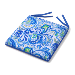 Set of 4 Chair Pads 35x35 Arabesque Pattern - Comfort & Déco (Avec Attaches)
