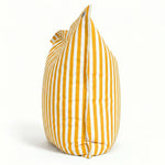 Pouf jaune 180x140 cm - déhoussable, anti-UV