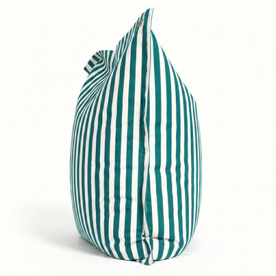 Pouf vert 180x140 cm - déhoussable, anti-UV