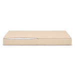 Ensemble Coussins Salon Jardin 120x60 Beige - Déhoussable & Anti-UV (1 Assise + 2 Dossiers)