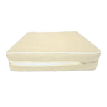 Premium Cushion Set 50x50 Yellow Beurre - Thick 12cm & Piped Finish
