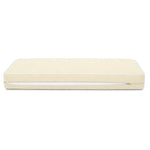 Premium Cushion Set 100x50 Yellow Beurre - 1 Seat + 2 Backrests (Thick 12cm & Passepoil)