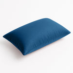 Coussin de décoration extérieur, déhoussable, lot de 2, 60x35cm - Bleu pétrole - Deco-arts.fr