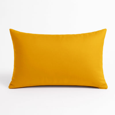 Coussin de décoration extérieur, déhoussable, lot de 2, 60x35cm - Jaune - Deco-arts.fr