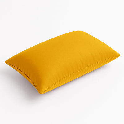 Coussin de décoration extérieur, déhoussable, lot de 2, 60x35cm - Jaune - Deco-arts.fr