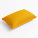 Coussin de décoration extérieur, déhoussable, lot de 2, 60x35cm - Jaune - Deco-arts.fr