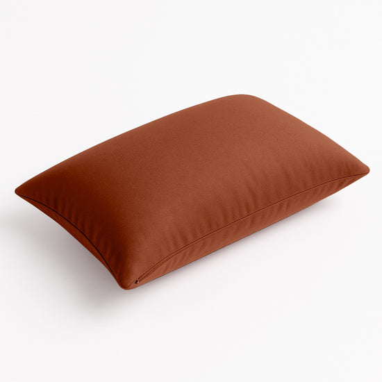 Coussin de décoration extérieur, déhoussable, lot de 2, 60x35cm - Terracotta - Deco-arts.fr