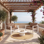 Ensemble Coussins Fauteuil 60x60 Terracotta - vue principale