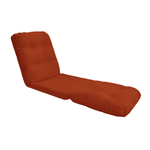 Coussin pour fauteuils et canapés Deco-arts.fr, fauteuil de sol convertible terracotta 3 en 1 avec dossier réglable, coloris terracotta.
