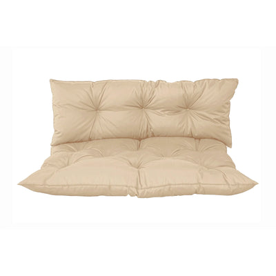 Coussin palette beige pour fauteuils et canapés, ensemble assise et dossier imperméable et anti-UV, de marque Deco-arts.fr