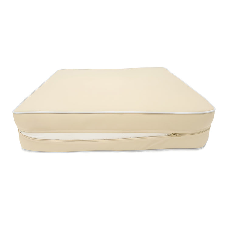 Coussins pour salon de jardin premium déhoussables - 50x50cm - Jaune Beurre - Déco Arts