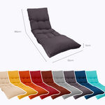 Matelas Bain de Soleil gris carbone Decoartss, épais 12cm, imperméable, pour bains de soleil 185x55 cm, confortable et robuste.