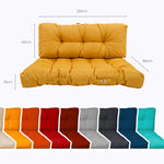 Dimensions et mesures coussin jaune miel 120x80 cm