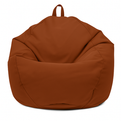 Pouf poire XL d'extérieur - 110x120 cm - Terracotta - Deco-arts.fr