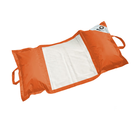 Hamac pour Piscine en Polyester 170x90 cm Orange - Deco-arts.fr