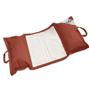 Pouf Flottant Piscine XXL 170x90 Terracotta - Matelas Hamac à Billes (Confort Adulte)