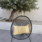 Housse de Coussin Effet Raphia À Bande 30x50 - vue principale