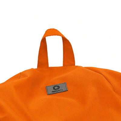XL Pear Bean Bag 110x120 Orange - Removable Cover & Waterproof (Garni Beads)