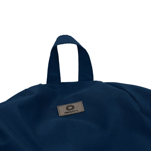XL Pear Bean Bag 110x120 Petrol Blue - Removable Cover & Waterproof (Garni Beads)