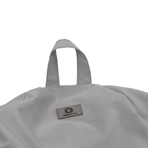 Pouf poire XL de exterior - 110x120 cm - Gris Galet