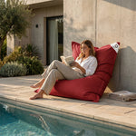 Housse de Pouf Géant XXL 180x140 Rouge Piment - vue principale