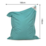 Giant Floating Bean Bag 180x140 Caribbean Blue - Pool & XXL (Beads)