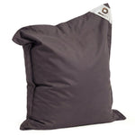 Housse de Pouf Géant XXL 180x140 Gris Carbone - autre angle