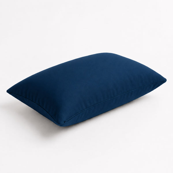 Set of 2 Accent Cushions 60x35 Petrol Blue - Garden Décor & Removable Cover