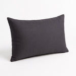 Lot de 2 Coussins d'Appoint 60x35 Gris Carbone - Déco Jardin & Déhoussable