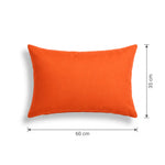 2er-Set Akzentkissen 60x35 Orange - Gartendekoration & Abnehmbar