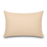 Conjunto de 2 Almofadas de Apoio 60x35 Bege - Decoração de Jardim & Capa Amovível