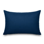 Lot de 2 Coussins d'Appoint 60x35 Bleu Pétrole - Déco Jardin & Déhoussable