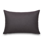 Lot de 2 Coussins d'Appoint 60x35 Gris Carbone - Déco Jardin & Déhoussable