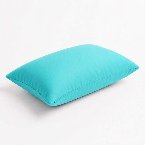Set of 2 Accent Cushions 60x35 Caribbean Blue - Garden Décor & Removable Cover