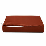Ensemble Coussins Salon Jardin 60x70 Terracotta - Déhoussable & Anti-UV (Assise + Dossier)