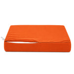 Tuinlounge kussenset 60x70 Oranje - Afneembaar & UV-bestendig (Zitting + Rugleuning)