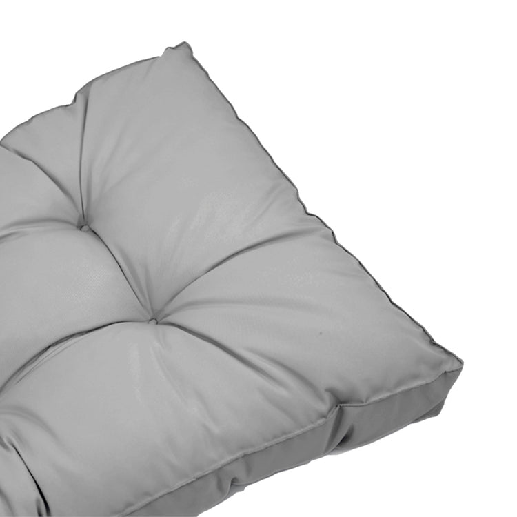 Coussins pour salon de jardin capitonné 50x50cm gris galet - Deco-arts.fr