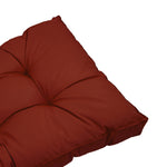 Ensemble de coussins capitonnés terracotta 50x50 cm, épais 15 cm et moelleux pour fauteuils et canapés, par Deco-arts.fr