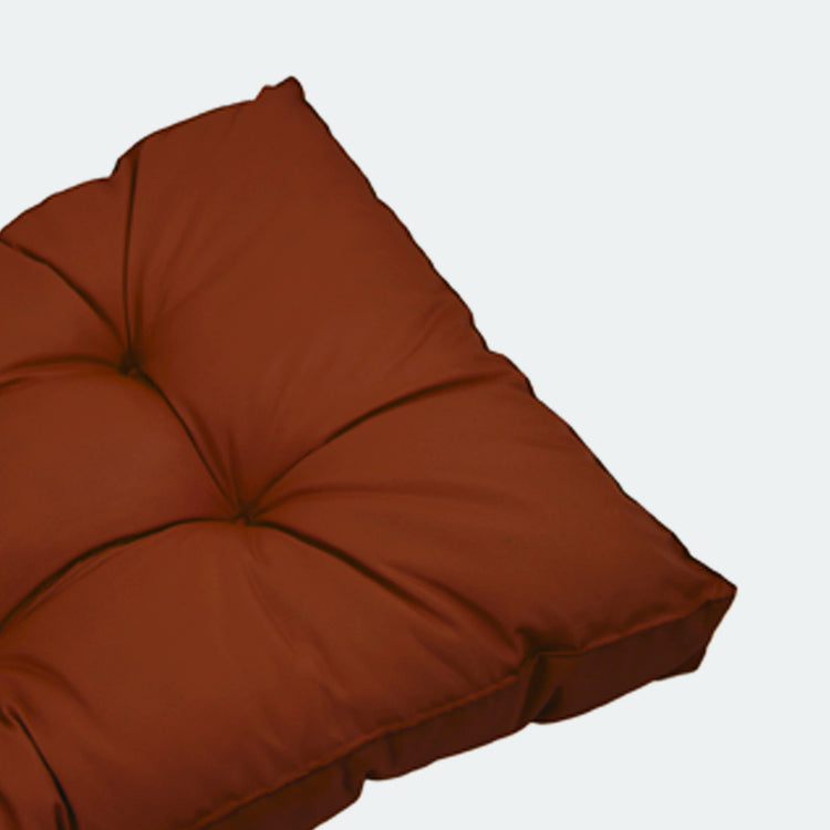 Coussins pour salon de jardin capitonné 60x60cm Terracotta - Deco-arts.fr