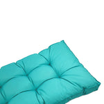 Ensemble de coussins capitonnés pour canapé ou fauteuil, bleu Caraïbes, épais 15cm, 1 assise et 2 dossiers, Deco-arts.fr