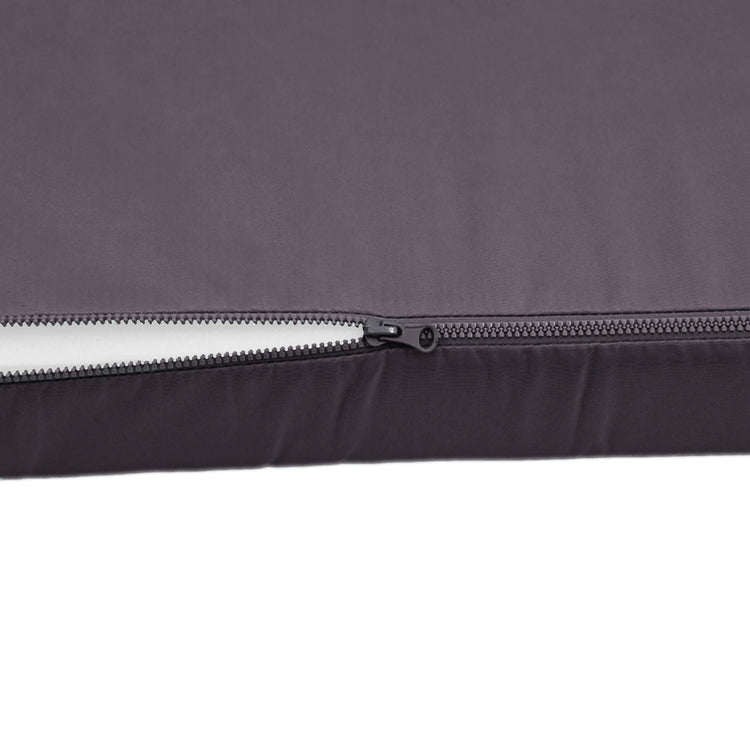 Coussins pour salon de jardin déhoussable 120x60cm Gris carbone - Deco-arts.fr