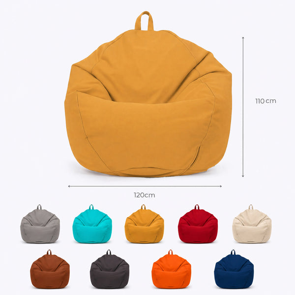 XL outdoor bean bag - 110x120 cm - Yellow