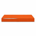 Ensemble Coussins Salon Jardin 100x50 Orange - Déhoussable & Anti-UV (1 Assise + 2 Dossiers)