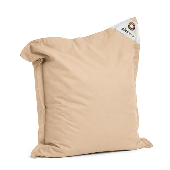 XL Bean Bag Cover 120x80 Beige - (Cover Only - To Fill - Indoor/Outdoor)