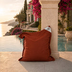 XL Bean Bag Cover 120x80 Terracotta - (Cover Only - To Fill - Indoor/Outdoor)