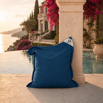 XL Bean Bag Cover 120x80 Petrol Blue - (Cover Only - To Fill - Indoor/Outdoor)