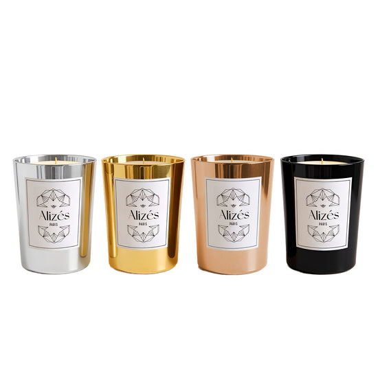 Coffret La Découverte – 4 Bougies 180g – Collection Alizés Paris