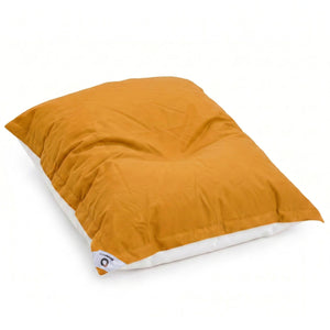 Pouf Géant Flottant 180x140 Jaune Miel - Piscine & XXL (Billes)